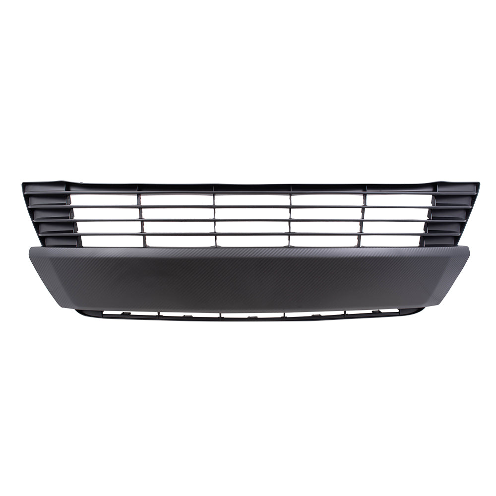 Brock Replacement Front Lower Center Bumper Grille Textured Black Compatible with Corolla 53112-02450