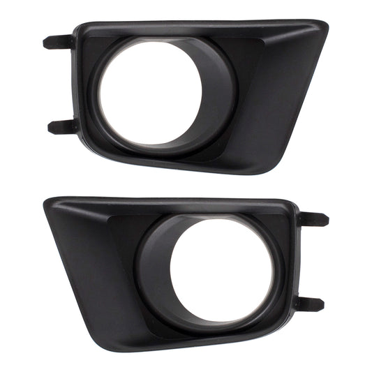 Brock Replacement Set Fog Light Covers Compatible with 2012-2015 Tacoma