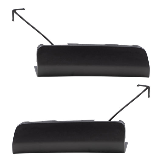 Brock Replacement Front Driver and Passenger Side Bumper Hole Covers Compatible with 2019-2021 Rav4 LE/Limited/XLE/XLE Premium/Rav4 Hybrid Built in Japan ONLY & 2021 Rav4 Prime