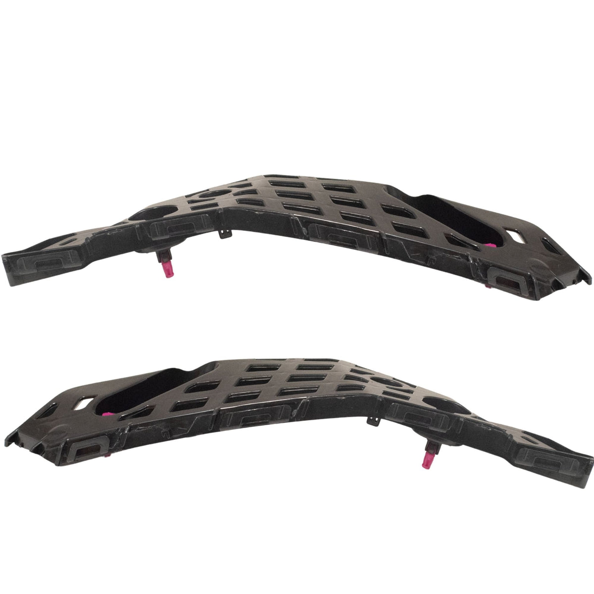 Front Driver Left Passenger Right Bumper Cover Support Stay Bracket Set Compatible with 2020-2024 Toyota Highlander 2020-2024 Toyota Highlander Hybrid 52146-0E100 52145E100 TO1042147 TO1043147