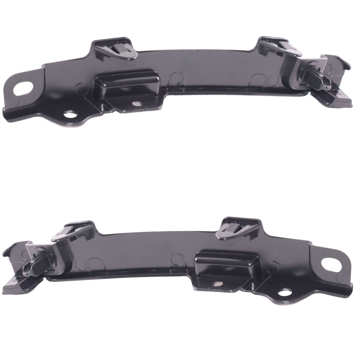 Front Lower Driver Side Left Passenger Side Right Bumper Cover Side Support Retainer Bracket Set Compatible with 2018-2022 Toyota C-HR Turkey Built 52146-F4030 52145-F4030 TO1042138 TO1043138