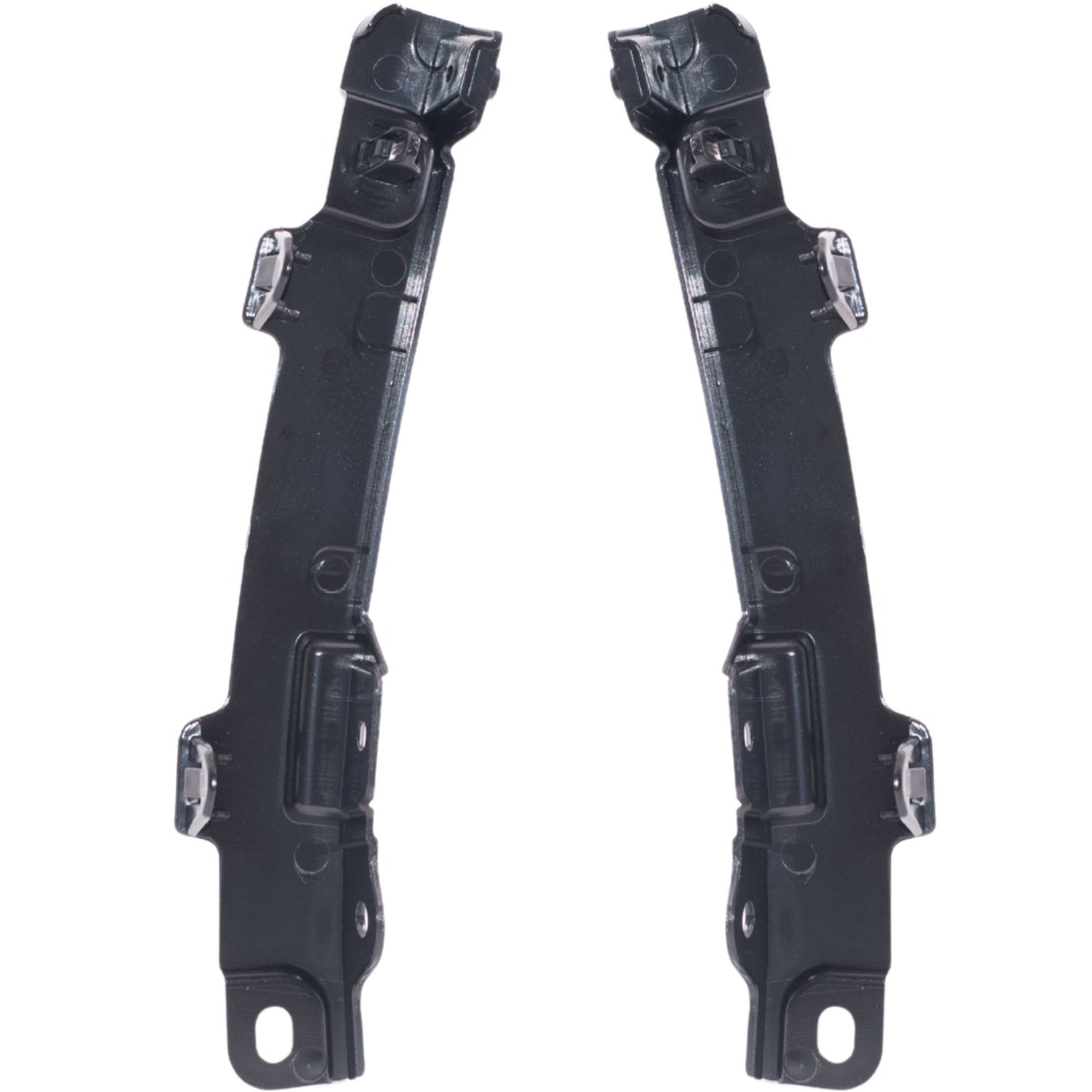 Front Lower Driver Side Left Passenger Side Right Bumper Cover Side Support Retainer Bracket Set Compatible with 2018-2022 Toyota C-HR Turkey Built 52146-F4030 52145-F4030 TO1042138 TO1043138