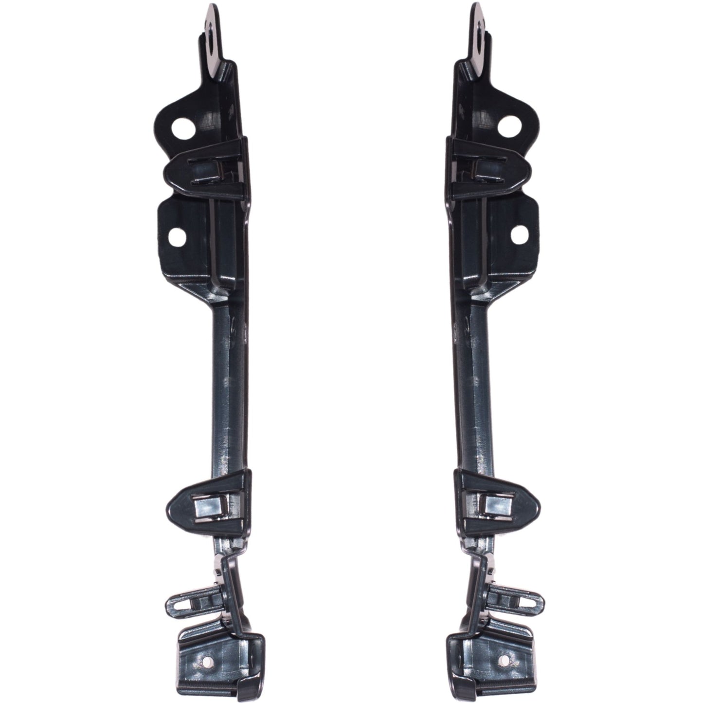 Front Lower Driver Side Left Passenger Side Right Bumper Cover Side Support Retainer Bracket Set Compatible with 2018-2022 Toyota C-HR Turkey Built 52146-F4030 52145-F4030 TO1042138 TO1043138