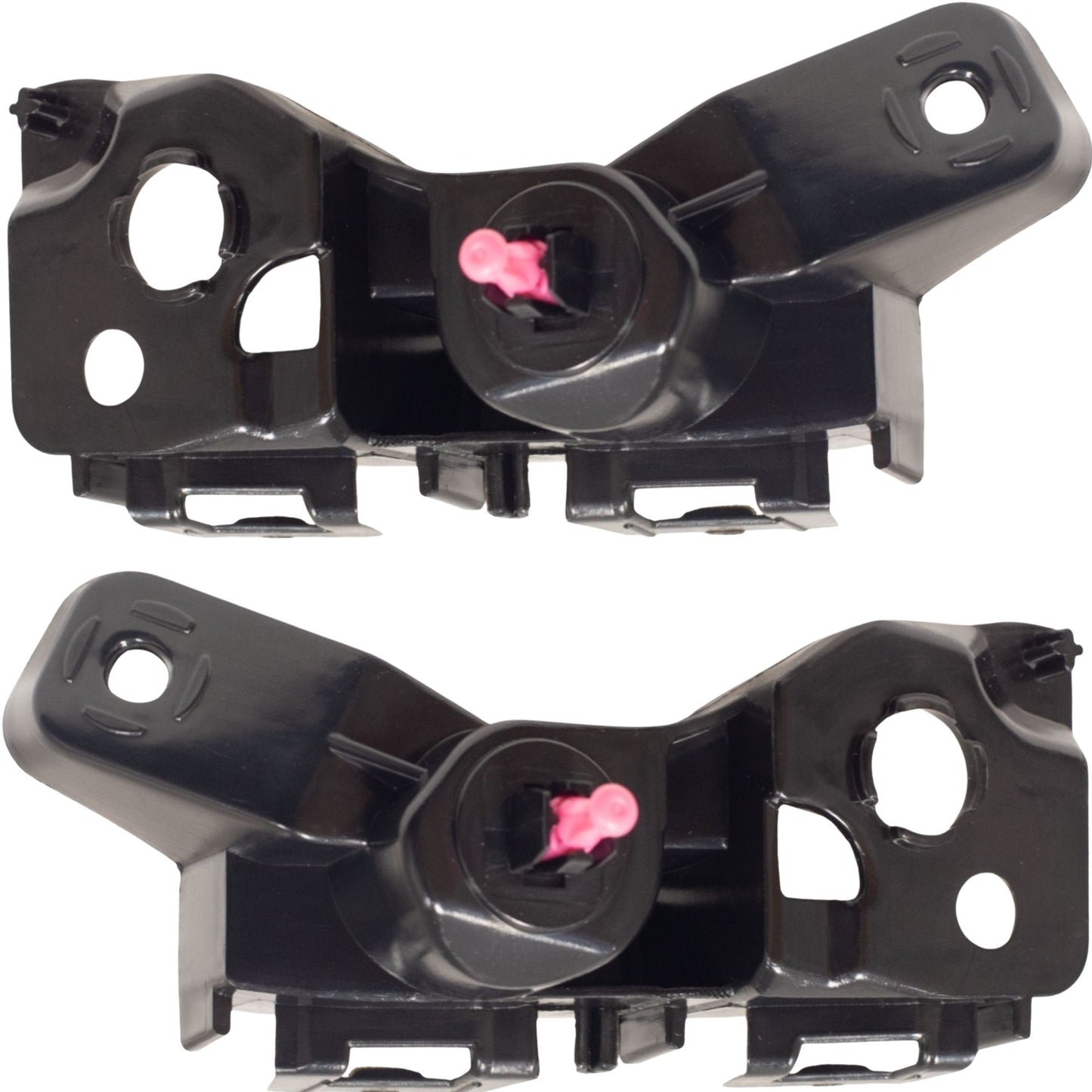 Brock Front Outer Driver Side Left Passenger Side Right Bumper Cover Side Support Bracket Set Compatible with for 2019-2025 Lexus ES300h/ES350 2021-2025 ES250 52116-06040 52115-06050