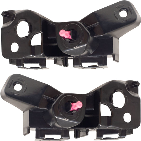 Brock Front Outer Driver Side Left Passenger Side Right Bumper Cover Side Support Bracket Set Compatible with for 2019-2025 Lexus ES300h/ES350 2021-2025 ES250 52116-06040 52115-06050