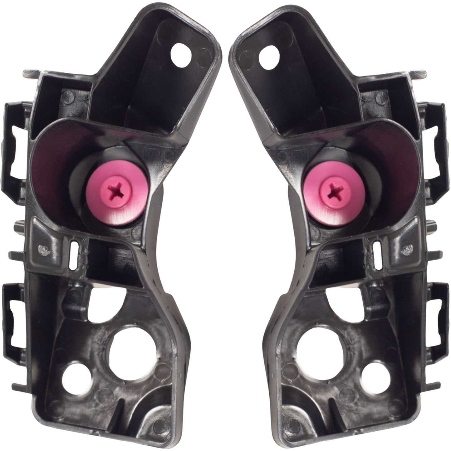 Brock Front Outer Driver Side Left Passenger Side Right Bumper Cover Side Support Bracket Set Compatible with for 2019-2025 Lexus ES300h/ES350 2021-2025 ES250 52116-06040 52115-06050