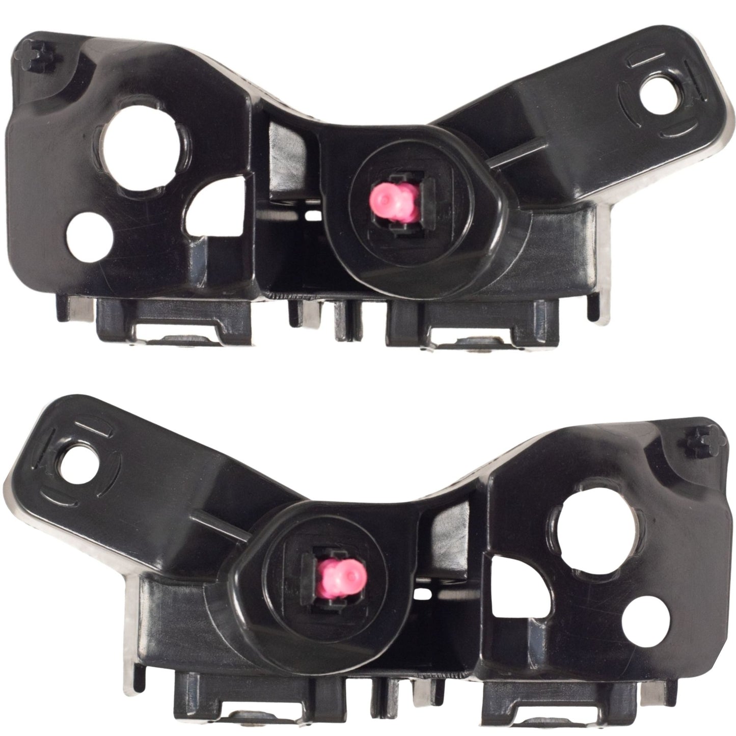 Brock Front Outer Driver Side Left Passenger Side Right Bumper Cover Side Support Bracket Set Compatible with for 2019-2025 Lexus ES300h/ES350 2021-2025 ES250 52116-06040 52115-06050