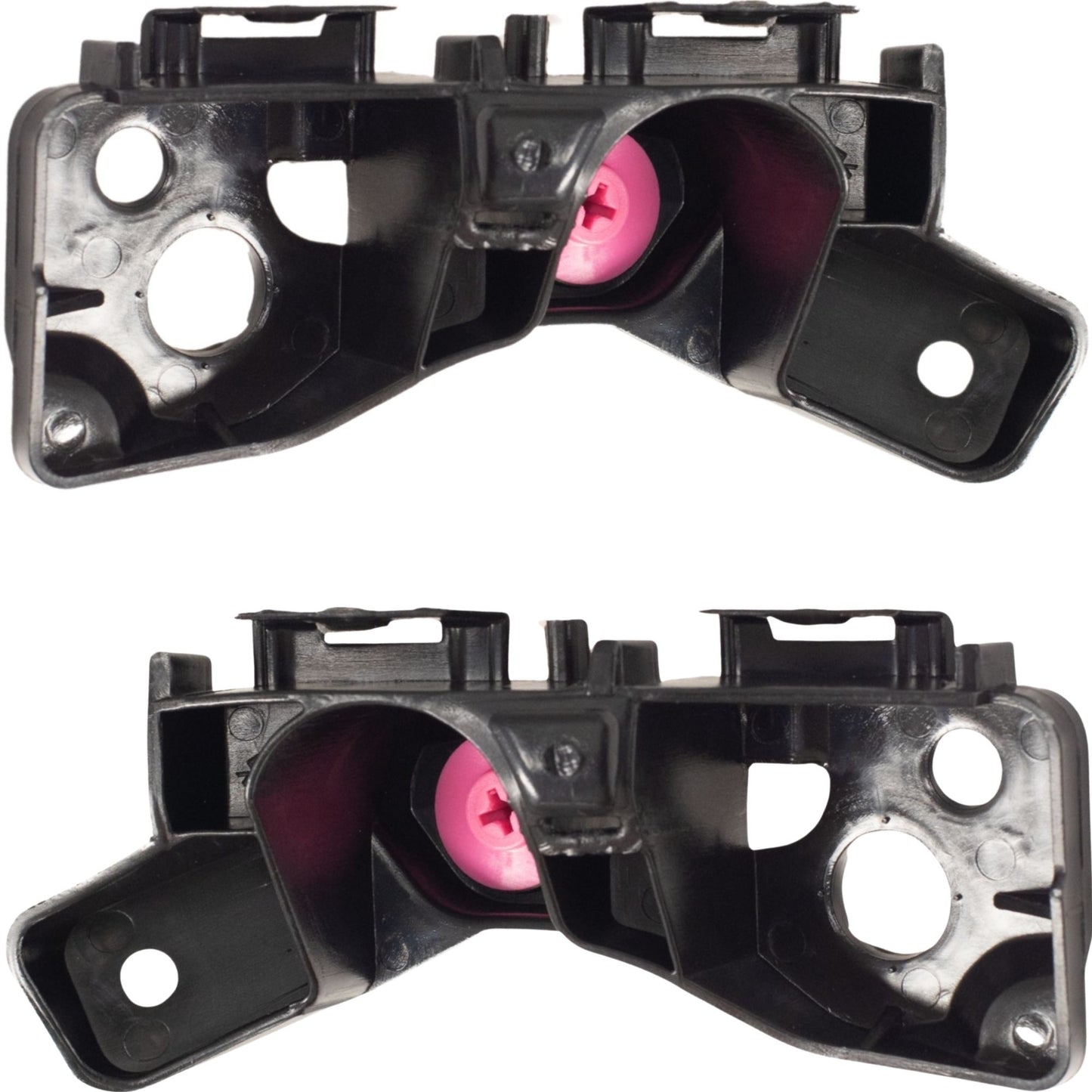 Brock Front Outer Driver Side Left Passenger Side Right Bumper Cover Side Support Bracket Set Compatible with for 2019-2025 Lexus ES300h/ES350 2021-2025 ES250 52116-06040 52115-06050