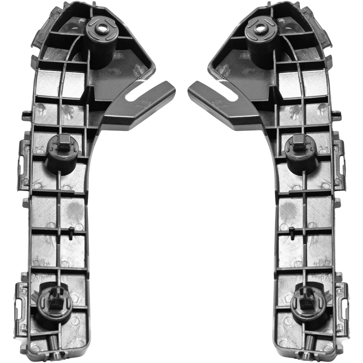 Brock Front Driver Side Left Passenger Side Right Bumper Cover Support Bracket Set Compatible with 2016-2021 Lexus LX 570 52116-60260 52115-60210