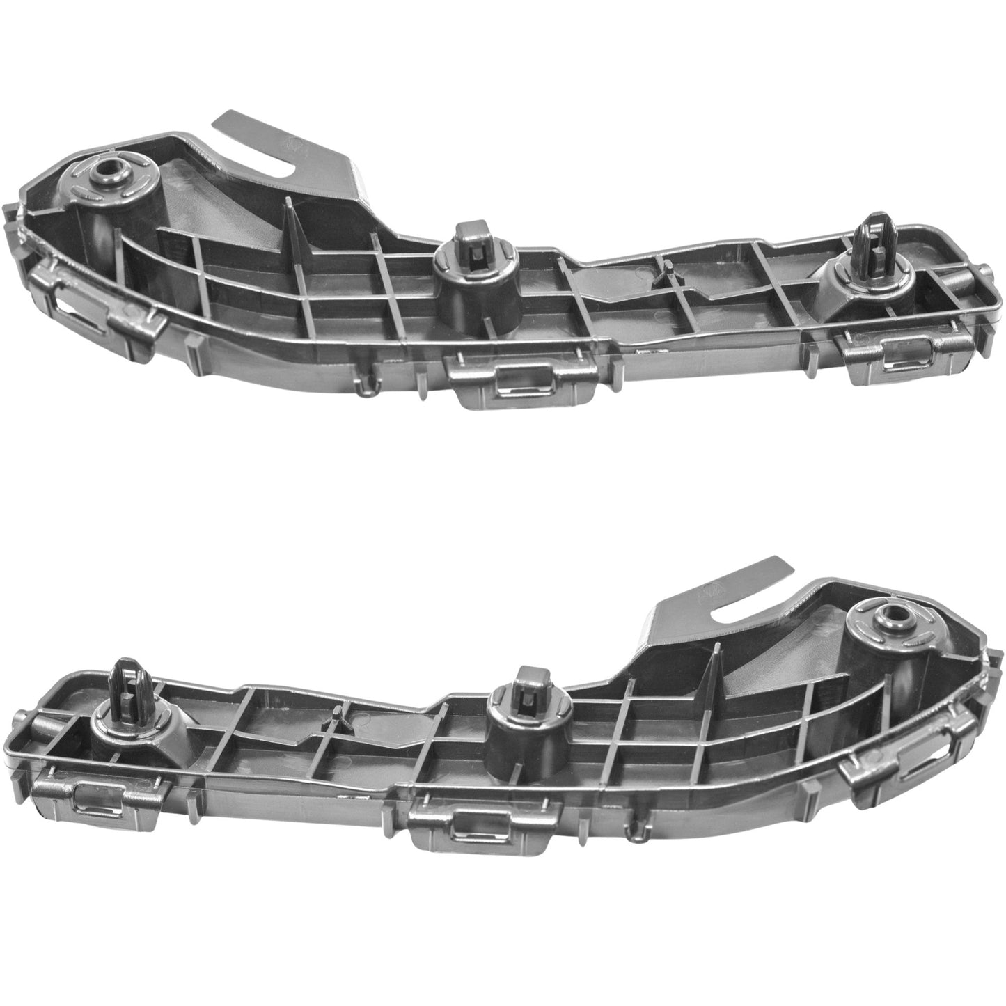 Brock Front Driver Side Left Passenger Side Right Bumper Cover Support Bracket Set Compatible with 2016-2021 Lexus LX 570 52116-60260 52115-60210