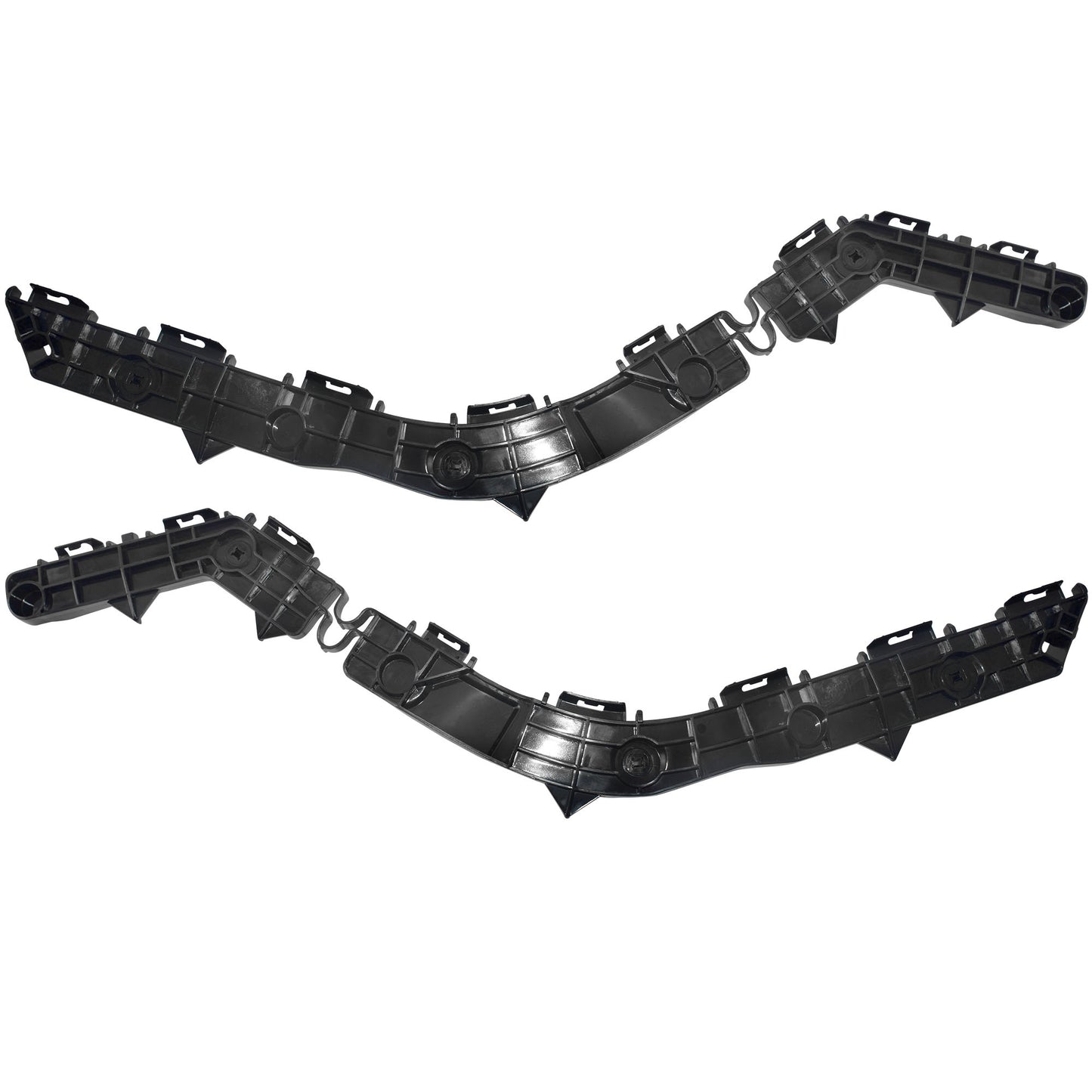 Brock Rear Driver Side Left Passenger Side Right Bumper Cover Support Bracket Set Compatible with 2016-2021 Lexus LX 570 6449-0072LR