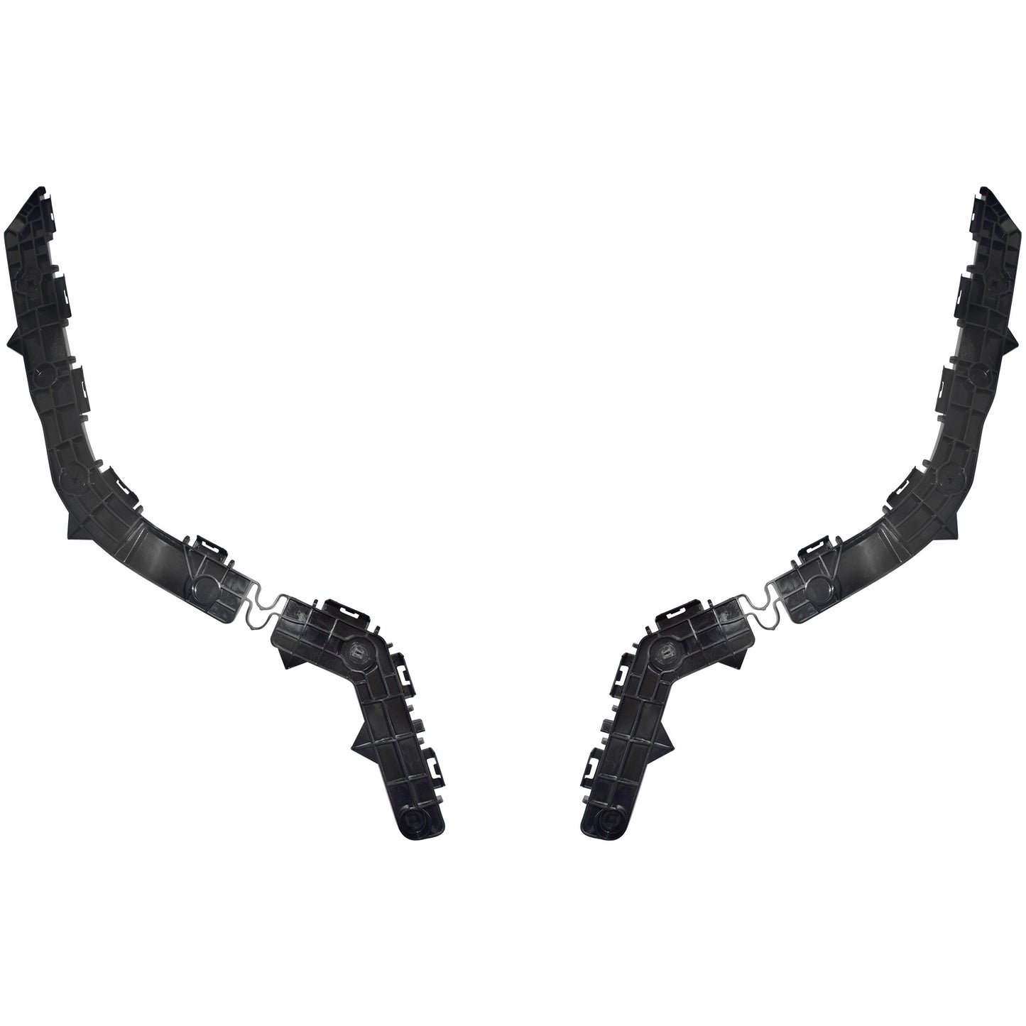 Brock Rear Driver Side Left Passenger Side Right Bumper Cover Support Bracket Set Compatible with 2016-2021 Lexus LX 570 6449-0072LR