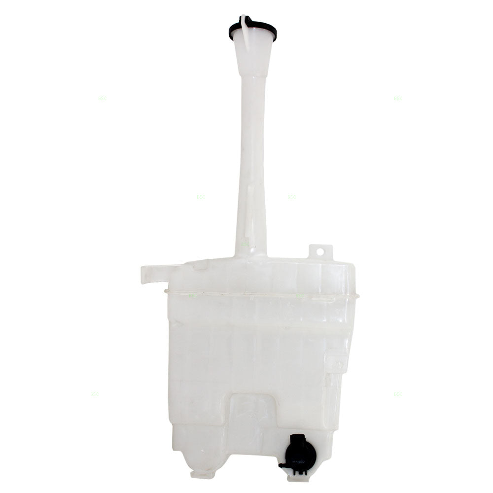 Brock 6489-0004 Windshield Washer Reservoir Tank Assembly With Cap and Washer Pump Without Low Fluid Sensor Compatible With 2009-2013 Toyota Corolla 2009-2012 Toyota Matrix Without Rear Wiper