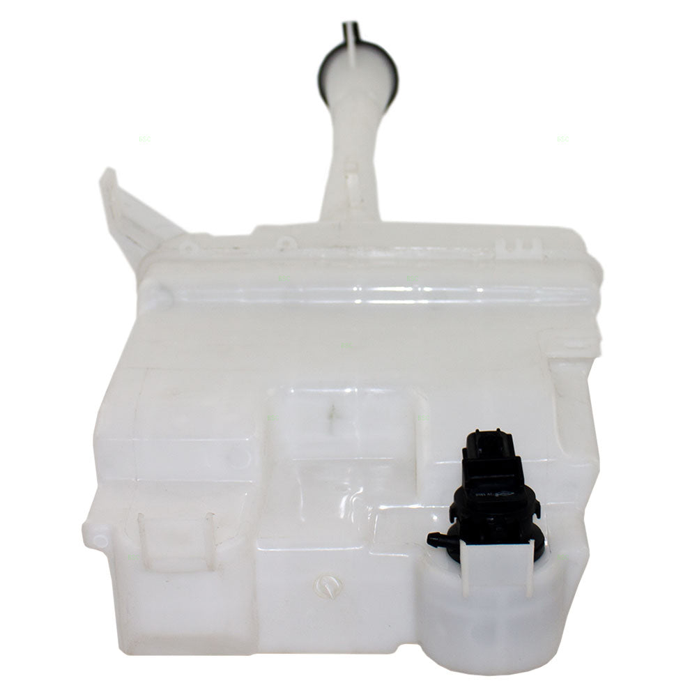 Brock 6489-0004 Windshield Washer Reservoir Tank Assembly With Cap and Washer Pump Without Low Fluid Sensor Compatible With 2009-2013 Toyota Corolla 2009-2012 Toyota Matrix Without Rear Wiper