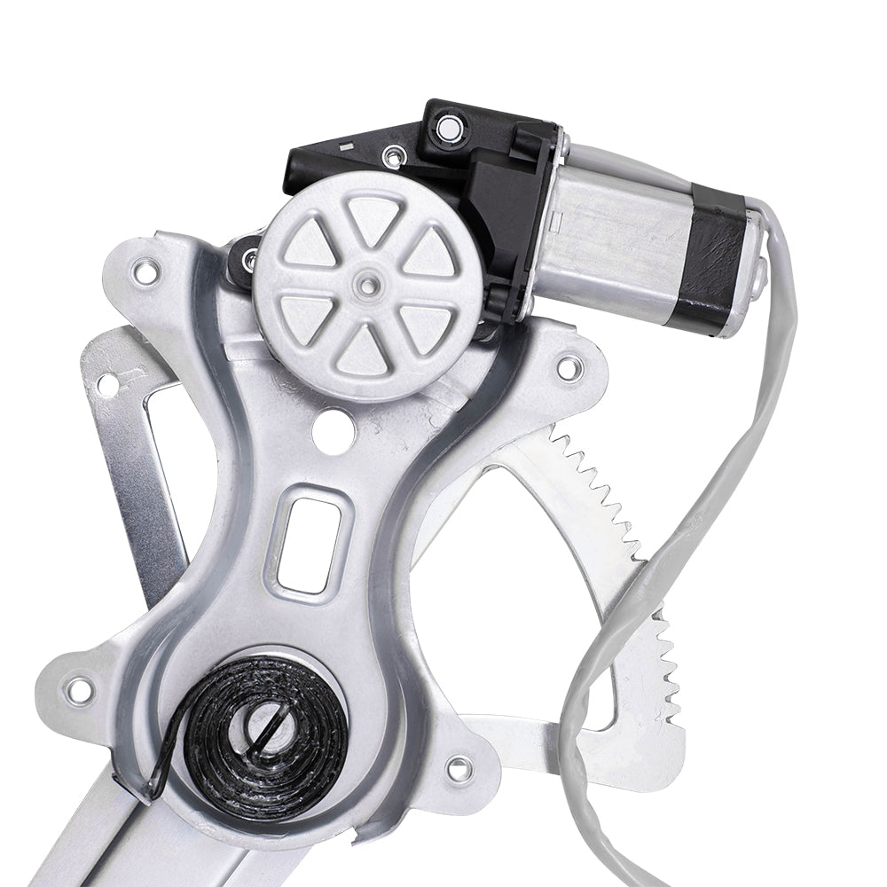 Brock Replacement Front Passenger Side Power Window Regulator with Motor-6 Pin Connector Compatible with 2007-2021 Tundra/2008-2020 Sequoia & 2007-2021 Tundra Crew Cab Rear Driver Side
