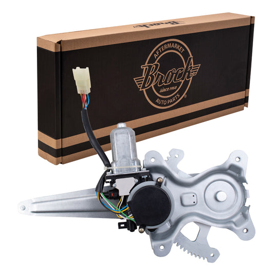 Brock Replacement Drivers Rear Power Window Lift Regulator w/ Motor Assembly Compatible with 02-03 ES300 ES330 85710-33150