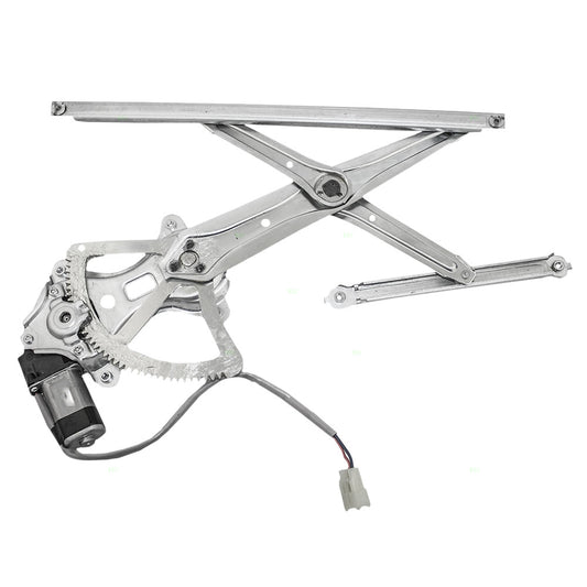 Brock Replacement Passengers Power Front Window Lift Regulator with Motor Assembly Compatible with 03-08 Matrix 85710AA050