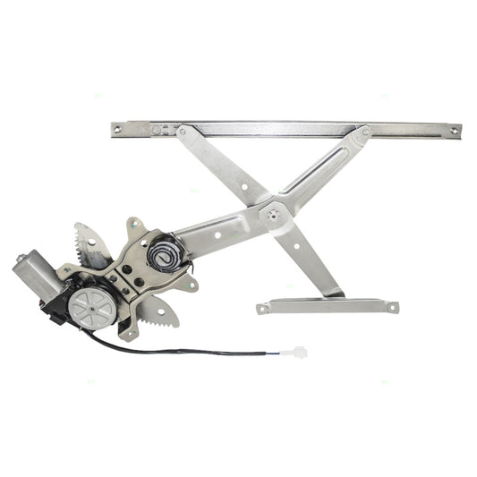 Brock Replacement Passengers Front Power Window Lift Regulator with Motor Assembly Compatible with 98-02 Corolla 69801-02040