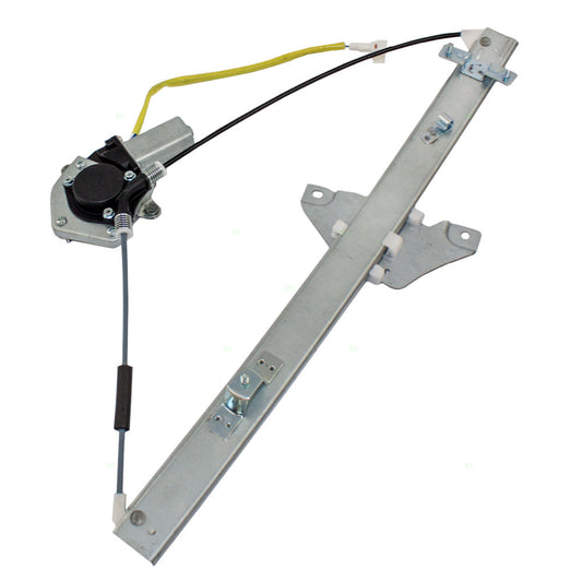 Brock Replacement Passengers Front Power Window Lift Regulator with Motor Assembly Compatible with 96-00 SUV 69810-42041