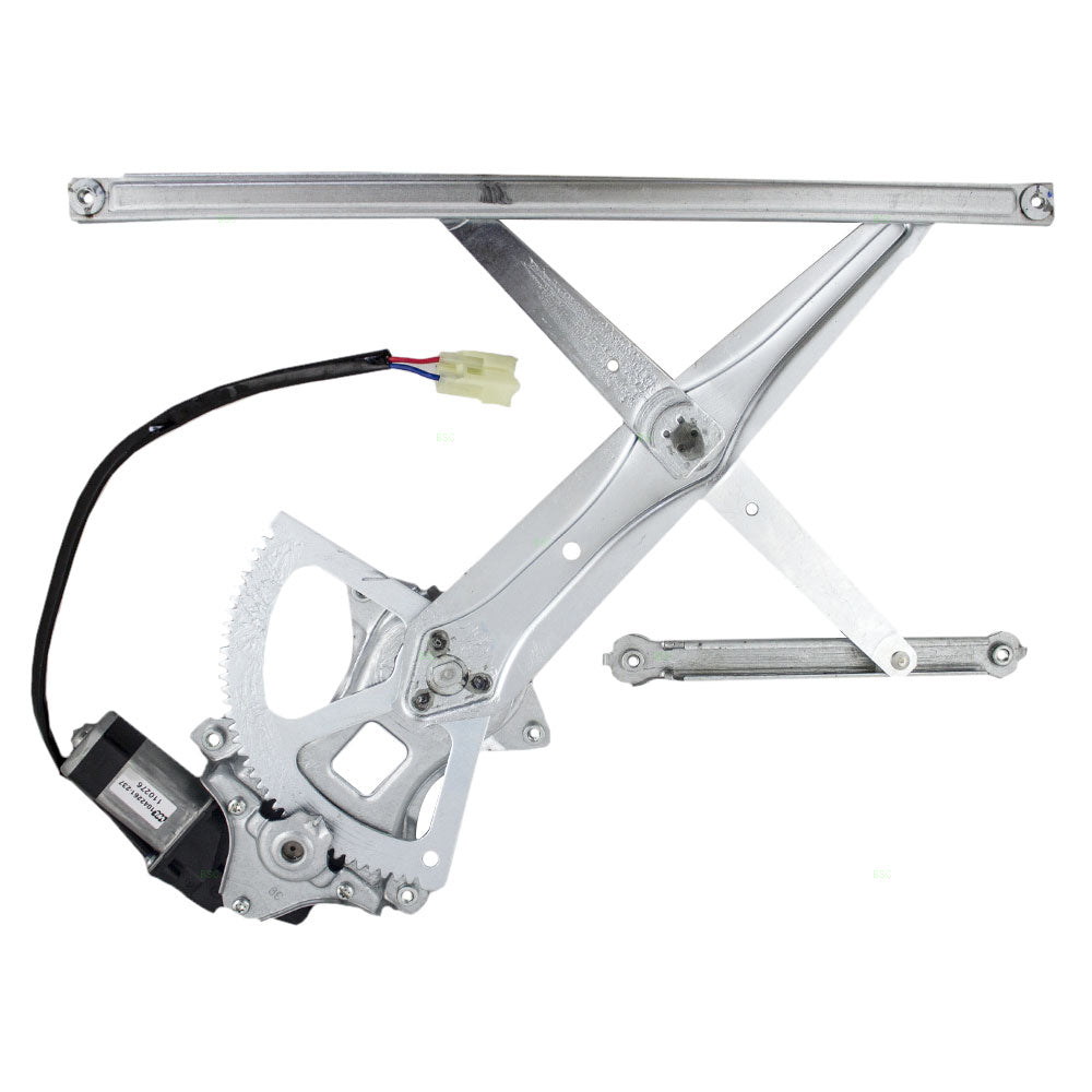 Brock Replacement Drivers Front Power Window Lift Regulator with Motor Assembly 2 Pin Connector Compatible with 04-10 Prius 69802-52070