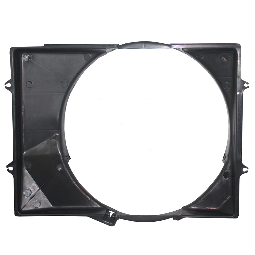 Brock Replacement Upper Radiator Cooling Fan Shroud Compatible with Pickup Truck 4 cylinder 16711-35020 TO3110101