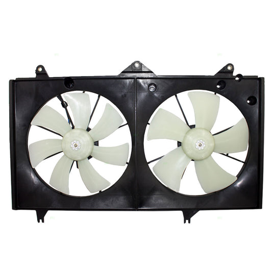 Brock Replacement Dual Cooling Fan Assembly Compatible with 2002-2006 Camry 2002-2008 Matrix 16363-27040