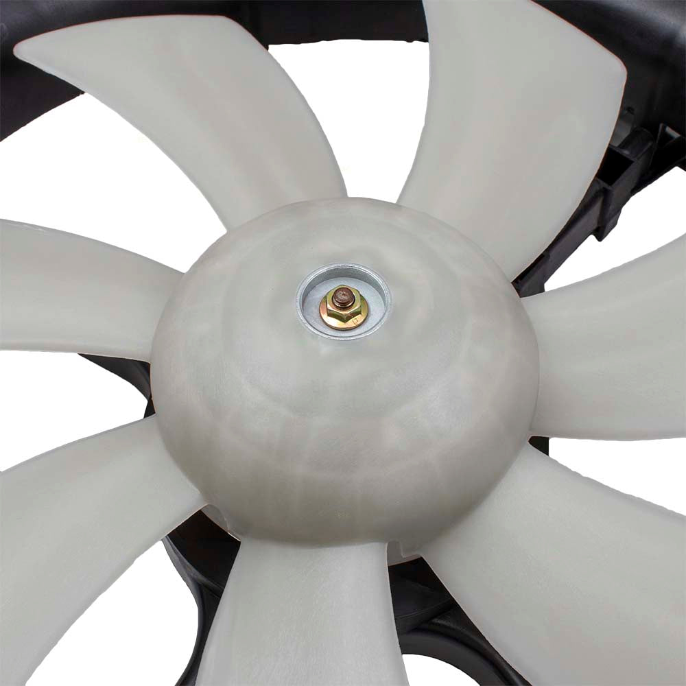 Brock Replacement Dual Cooling Fan Motor Assembly Compatible with 04-05 Sienna 163610A150 163630A130