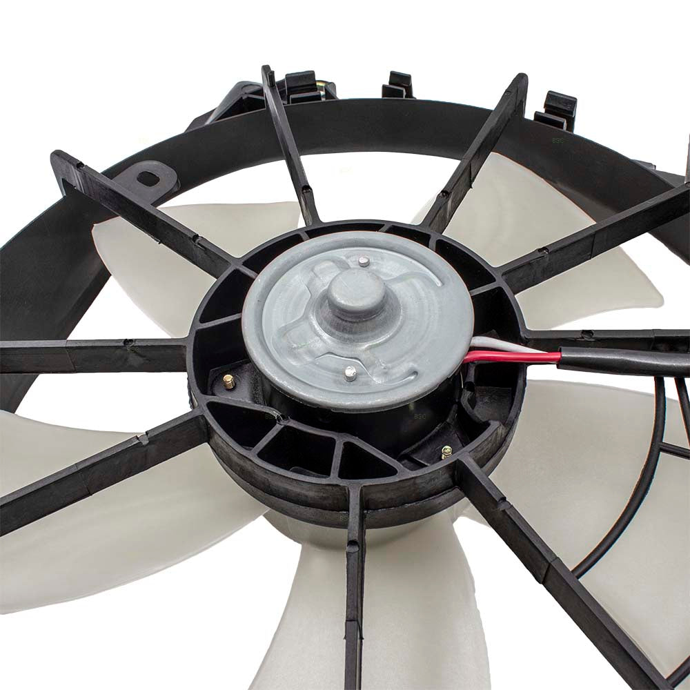 Brock Replacement Dual Cooling Fan Motor Assembly Compatible with 04-05 Sienna 163610A150 163630A130