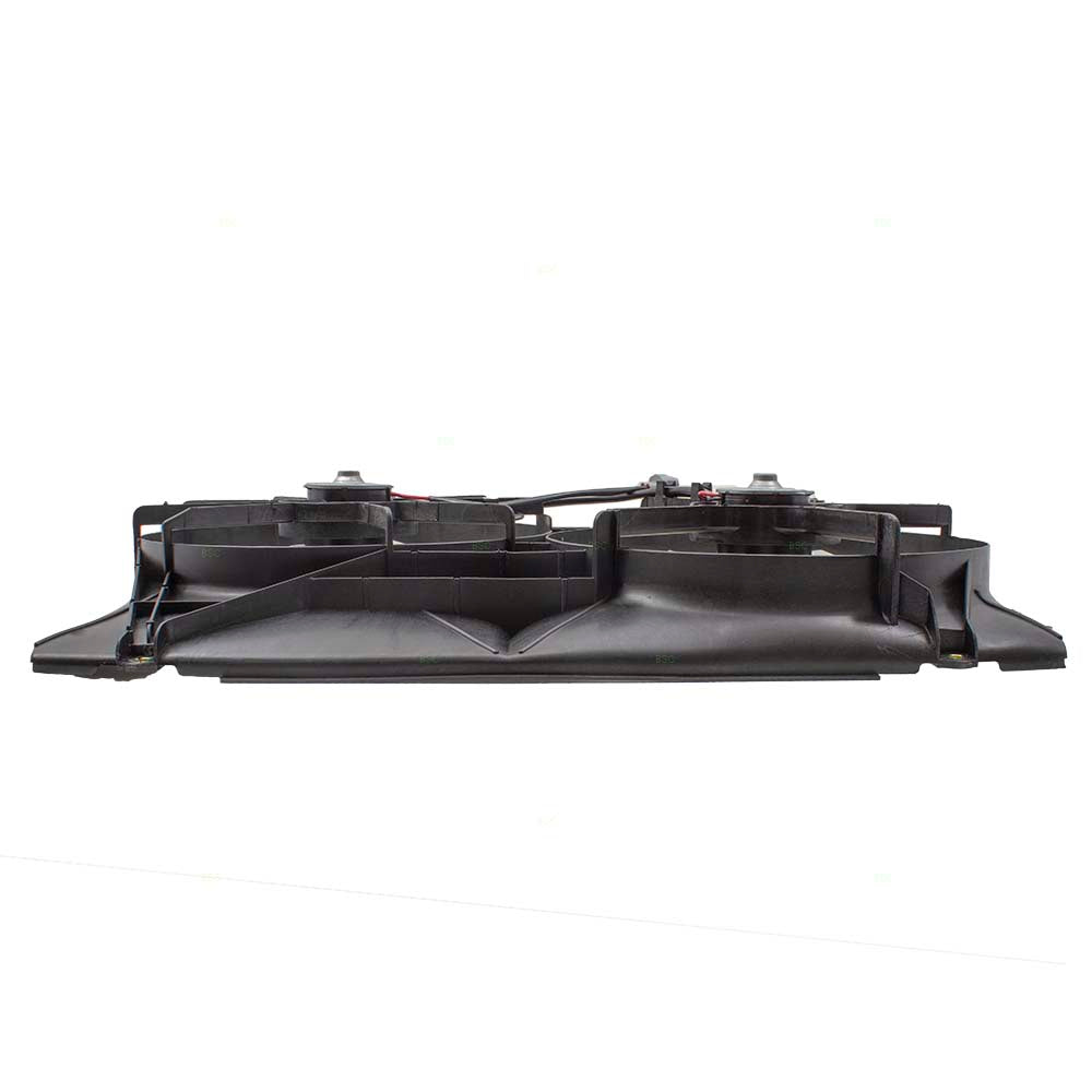 Brock Replacement Dual Cooling Fan Motor Assembly Compatible with 04-05 Sienna 163610A150 163630A130