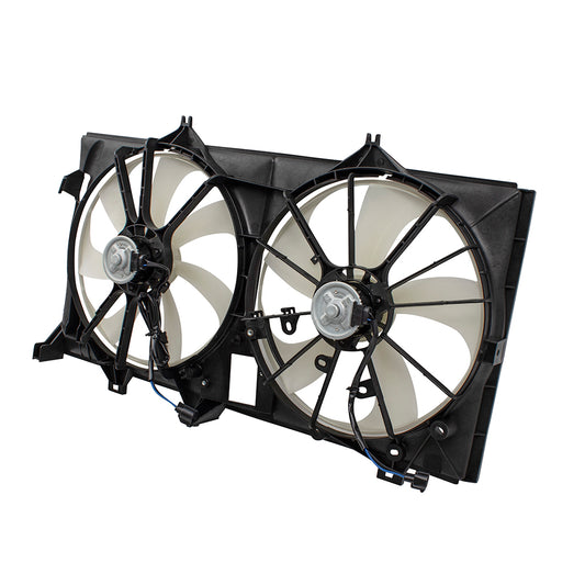 Brock Replacement Dual Cooling Fan Assembly 3.5L Compatible with 12-17 Camry 13-18 Avalon 13-18 ES350