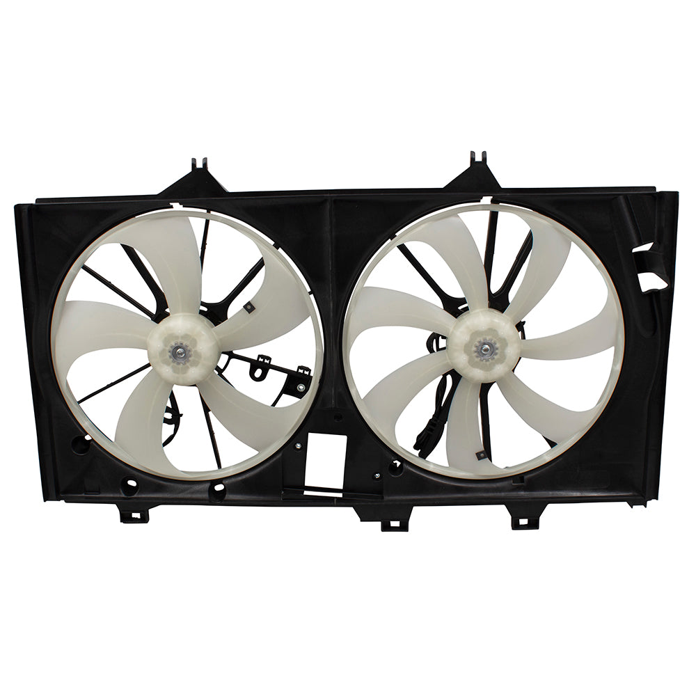 Brock Replacement Dual Cooling Fan Assembly 3.5L Compatible with 12-17 Camry 13-18 Avalon 13-18 ES350