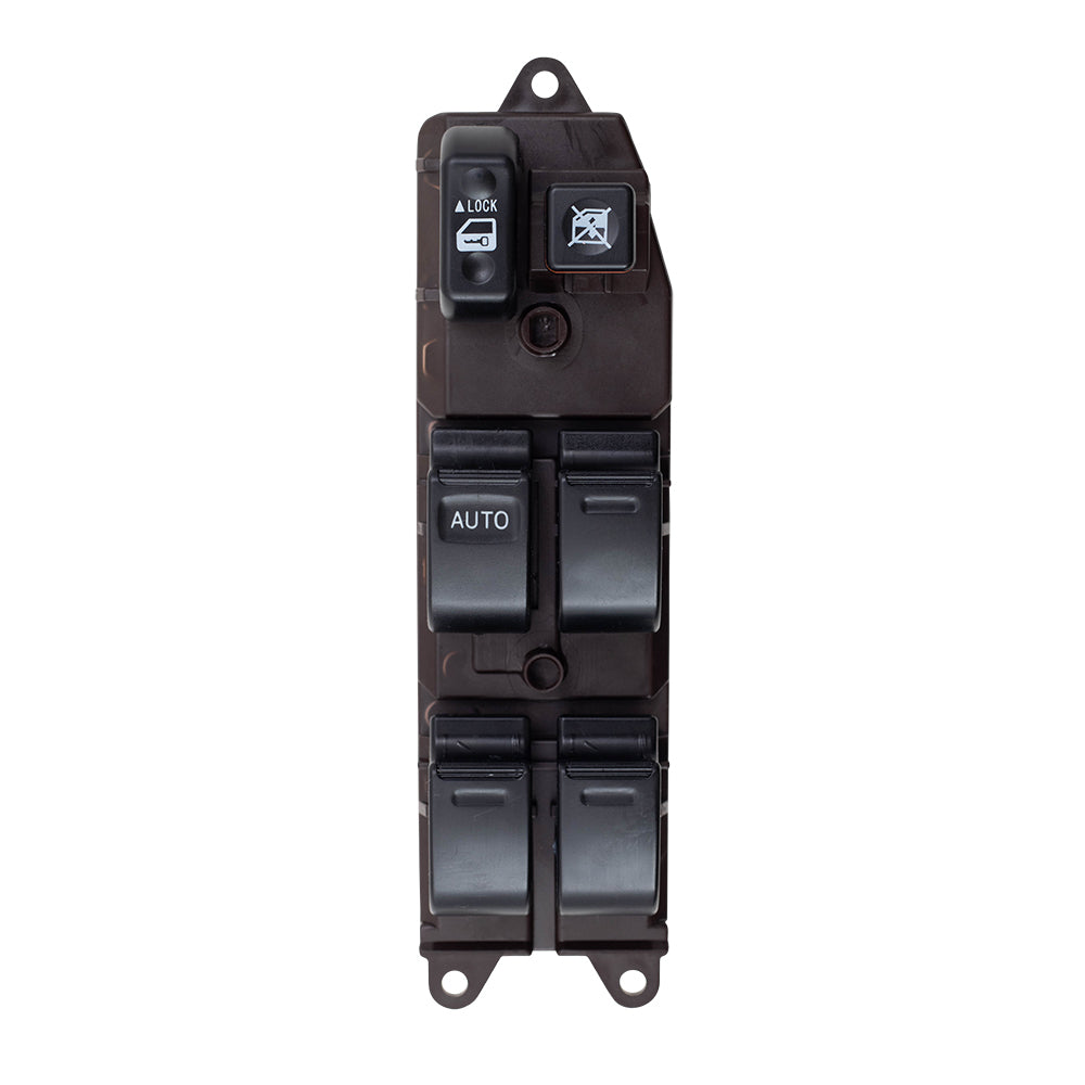 Brock Replacement Drivers Front Power Window Master Switch Left Side Compatible with 04-10 xA xB Camry Sienna Matrix Vibe 84820AA070 88973019