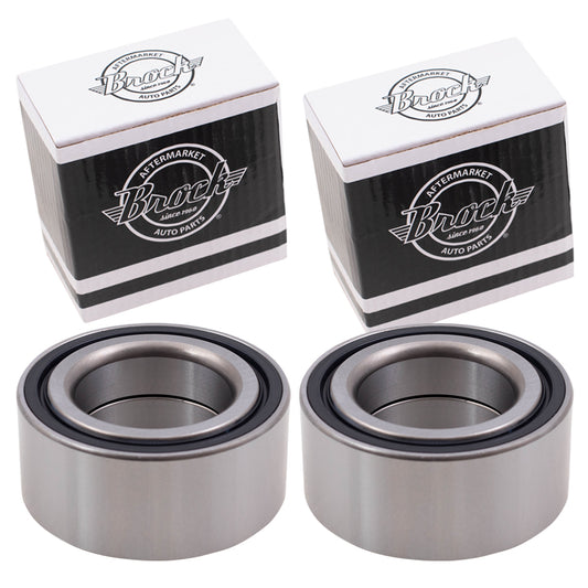 Brock Replacement Pair Front Wheel Bearings Compatible with 2008-2012 Accord 2010-2011 Accord Crosstour
