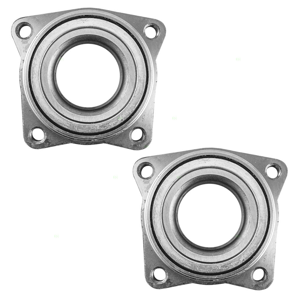Brock Replacement Pair of Front Wheel Hub Bearings Compatible with 1990-1997 Accord 4-cylinder 44600SM4020
