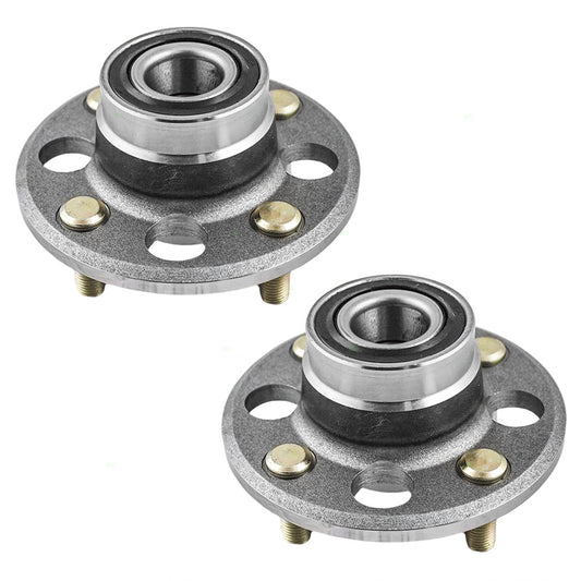 Brock Replacement Pair of Rear Wheel Hub Bearings Compatible with 84-00 Civic 93-97 Del Sol 85-91 CR-X 42200-S04-008