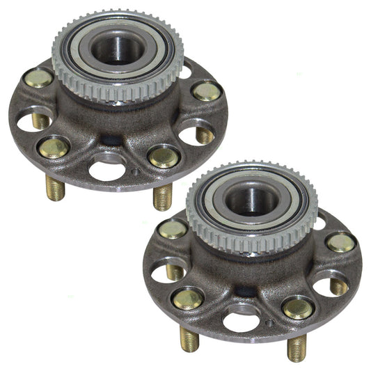 Brock Replacement Pair of Rear Wheel Hub Bearings Compatible with Accord TL 42200-SDA-A51