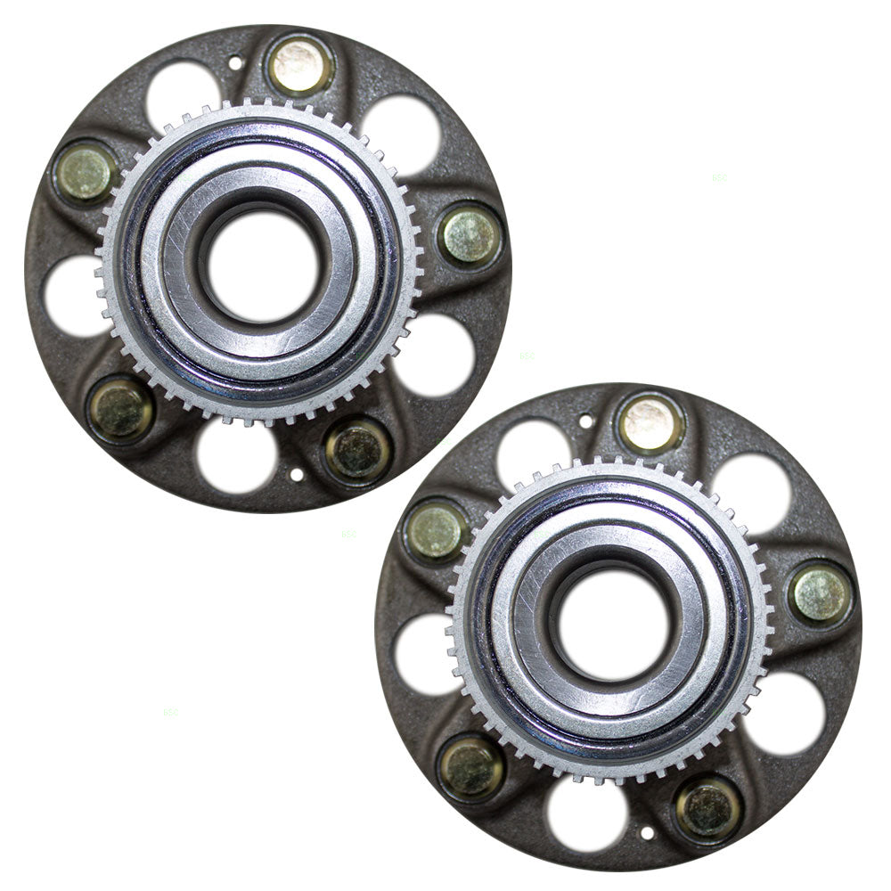 Brock Replacement Pair of Rear Wheel Hub Bearings Compatible with Accord TL 42200-SDA-A51