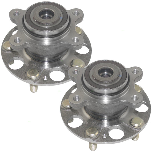 Brock Replacement Pair Set Rear Wheel Hub Bearings Compatible with Civic & Hybrid 42200-SNA-952 42200-SNA-A52