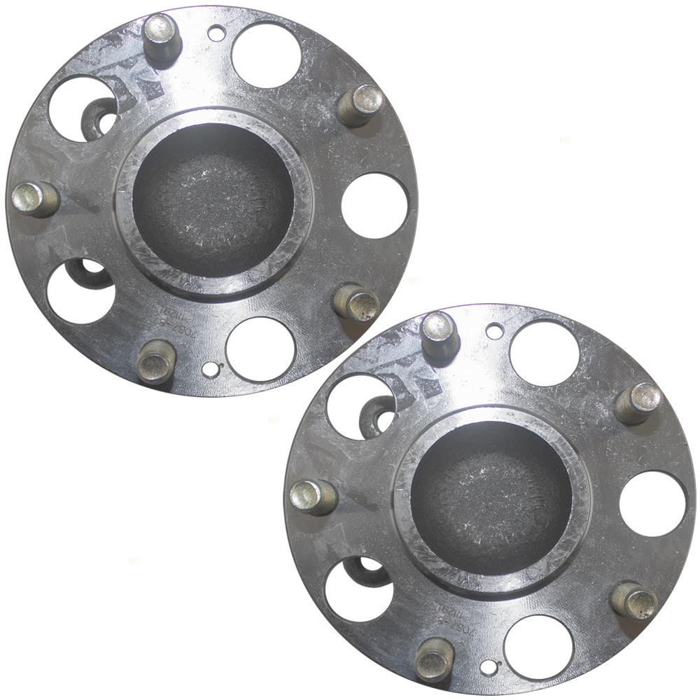 Brock Replacement Pair Set Rear Wheel Hub Bearings Compatible with Civic & Hybrid 42200-SNA-952 42200-SNA-A52