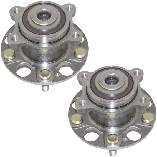Brock Replacement Pair Set Rear Wheel Hub Bearings Compatible with 04-08 TSX 05-07 Accord 42200-SEA-951 HA590019 512327