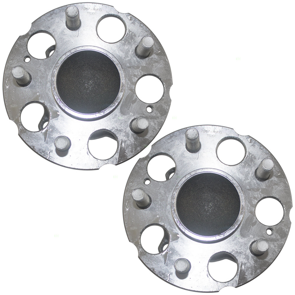 Brock Replacement Pair Set Rear Wheel Hub Bearings Compatible with Accord Crosstour & CR-V 42200-SWB-951 HA590190 512344