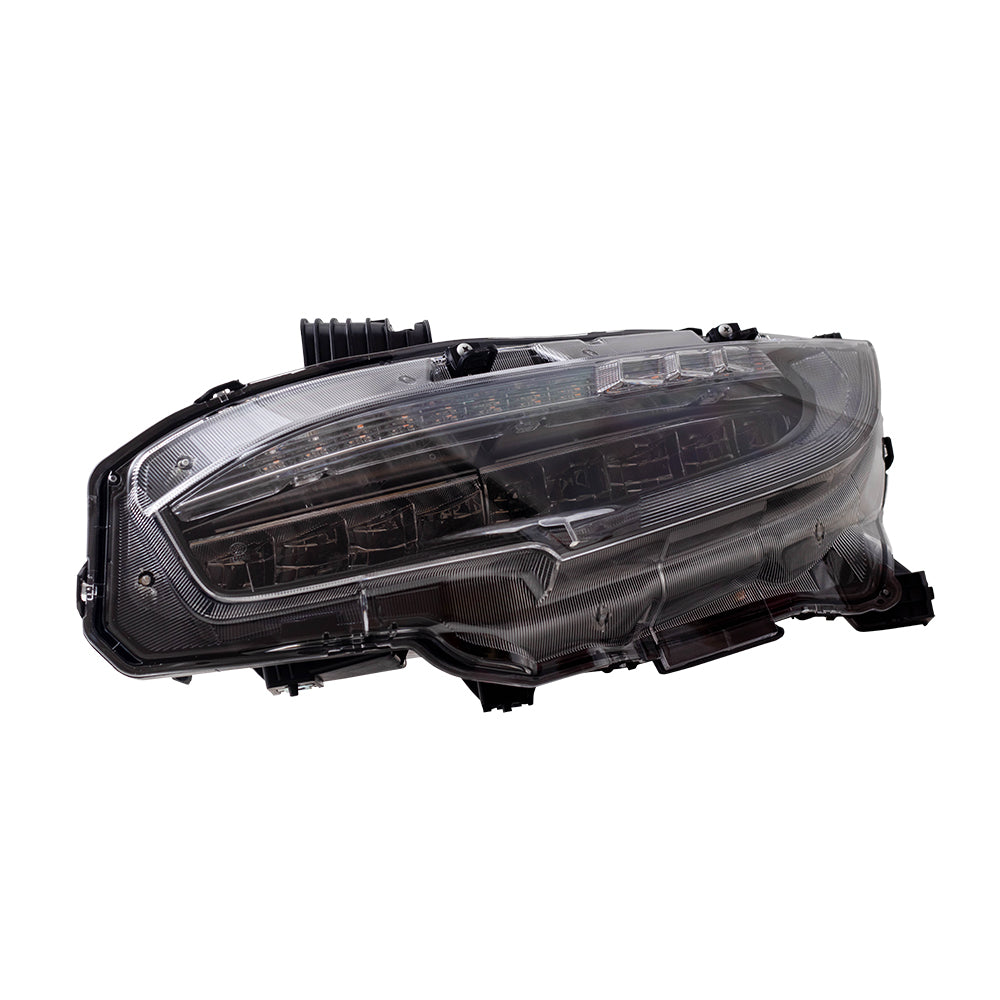 Headlight for 2016-2021 Civic LED w/ LED Daytime Running Lights 33150TBAA11 Left HO2502176