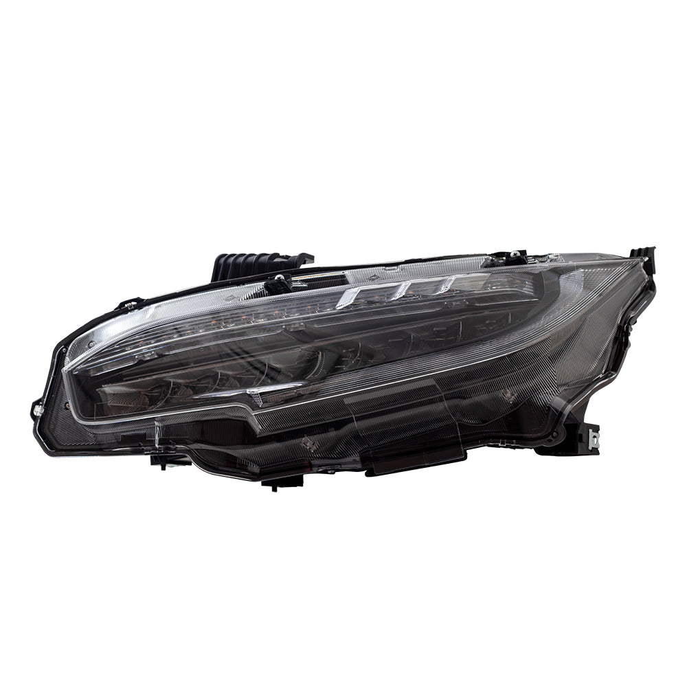 Headlight for 2016-2021 Civic LED w/ LED Daytime Running Lights 33150TBAA11 Left HO2502176