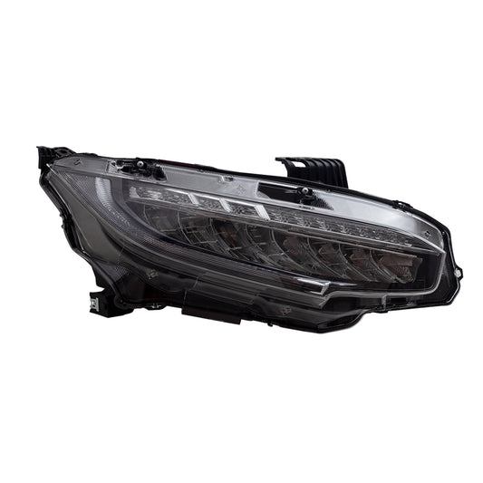 Headlight for 2016-2021 Civic LED w/ LED Daytime Running Lights 33100TBAA11 Right
