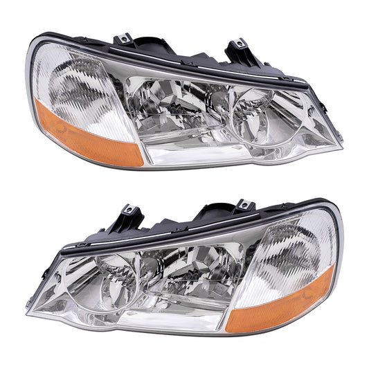 Headlight for 2002-2003 TL w/o Bulb 33151S0KA12 Set