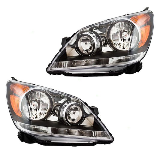Headlight for 2008-2010 Odyssey 33150SHJA51 Set HO2502136