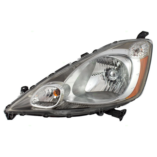 Headlight for 2009-2013 Fit Sport w/ Chrome Bezel 33150TK6A11 Left
