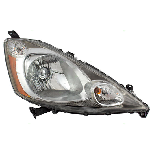 Headlight for 2009-2013 Fit Sport w/ Chrome Bezel 33100TK6A11 Right