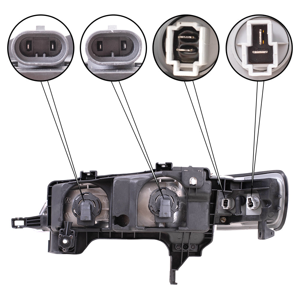 Headlight for 1994-1997 Accord 33100SV4A02 Right HO2503106