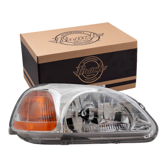 Headlight for 1996-1998 Civic 33101S01305 Right